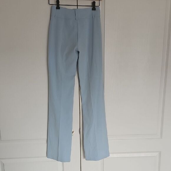 Vertigo Paris Blue Flare Pants Mid-Rise Boot Cut - Picture 4 of 16